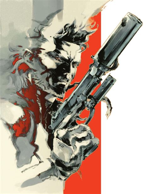 metal gear solid box drawing|metal gear solid official art.